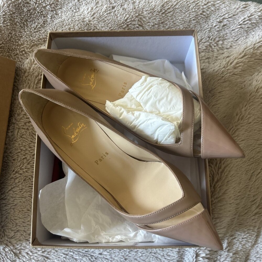 Christian Louboutin 17th Floor 55 - Nude kitten heels